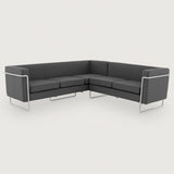 MO-77 Bauhaus Sofa Corner (Wayward Grey Leather) - Discontinued