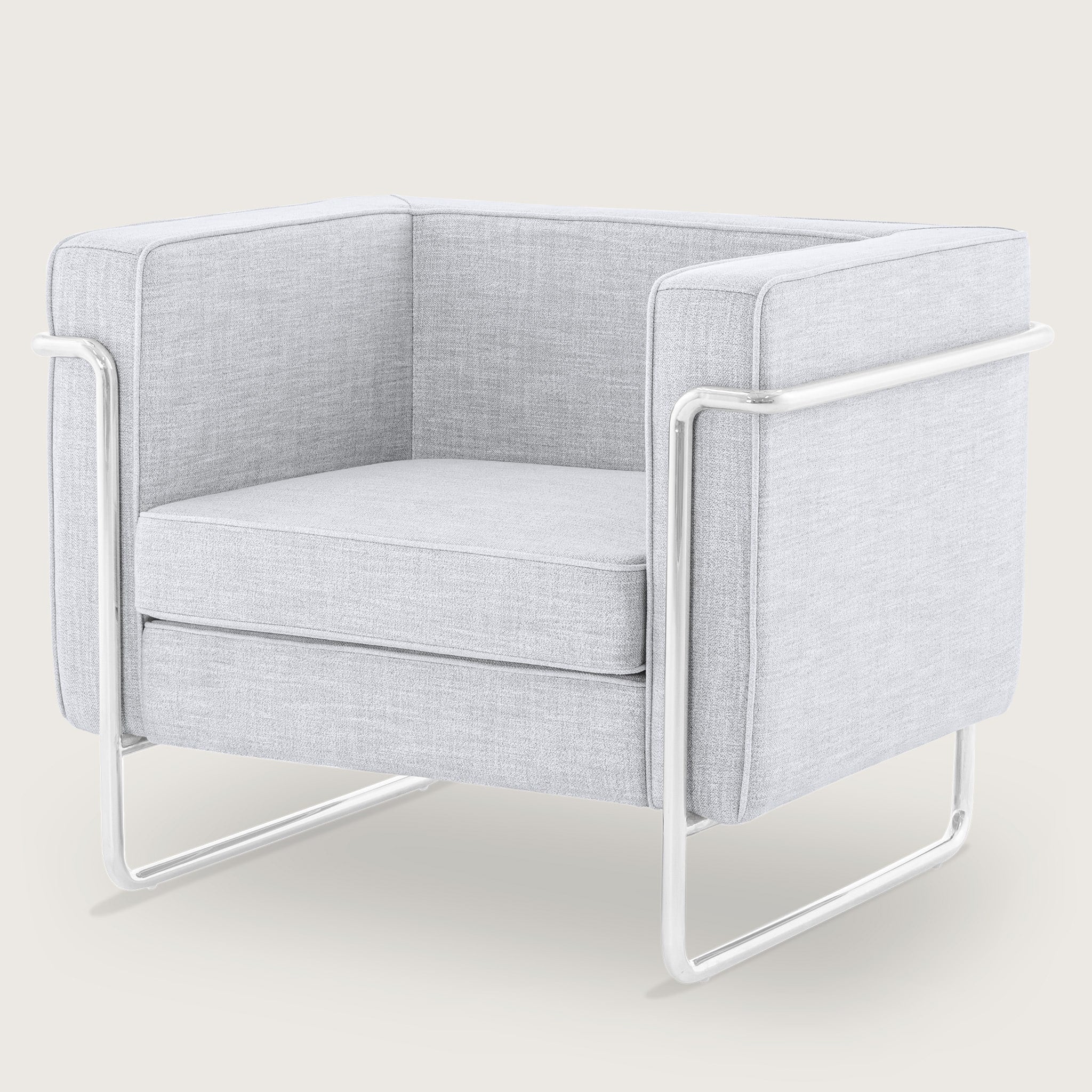 Le Bauhaus Pearl Grey 1 Seater 2