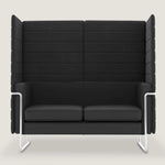 MO 150 Bay Sofa Royal Ebony Black Leather 1 scaled 1