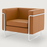 MO-77 Bauhaus Sofa 1 Seater (Caramel Leather) - Discontinued