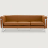 MO-77 Bauhaus Sofa 3 Seater (Caramel Leather) - Discontinued