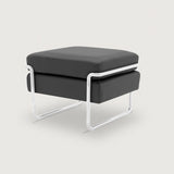 MO-77 Bauhaus Stool (Ebony Black Leather)