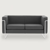 MO-77 Bauhaus Sofa 2 Seater (Wayward Grey Leather) - Discontinued