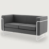 MO-77 Bauhaus Sofa 2 Seater (Wayward Grey Leather) - Discontinued